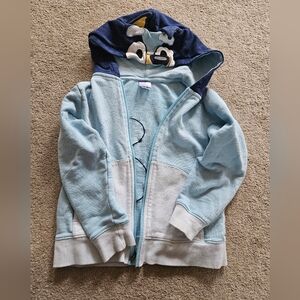 Hanna Andersson Bluey Zip-up Hoodie, 120 Cm (6/7)